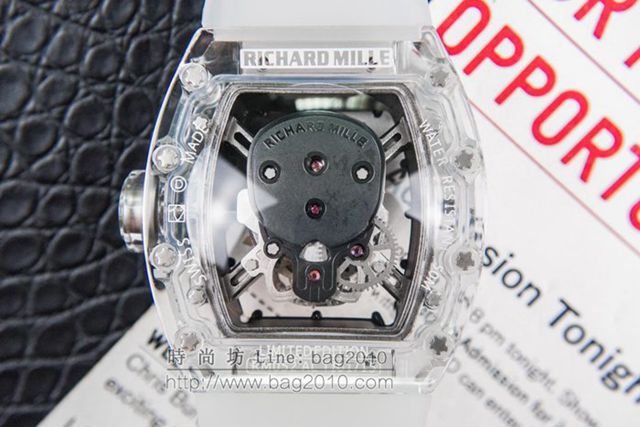 Richard Mille e理查徳米勒 RM052系列 最新鬼頭升級版 顱骨系列 原裝透明殼 理查徳米勒高端男士全自動機械腕表  hds1443